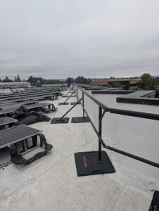 Fall protection for a college campus