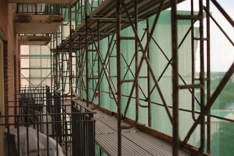 image of a catwalk for industrial and commercial fabrication